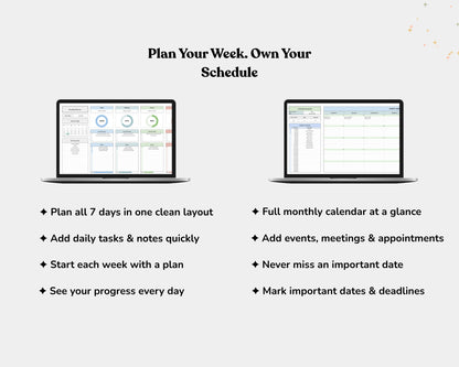 All-in-One Life Planner Spreadsheet