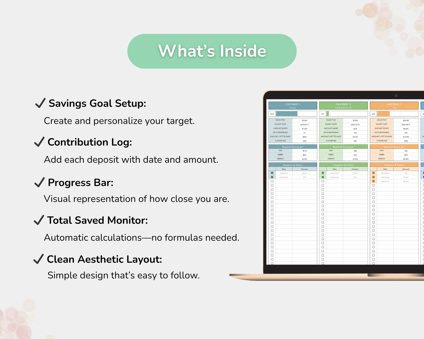 Savings Tracker