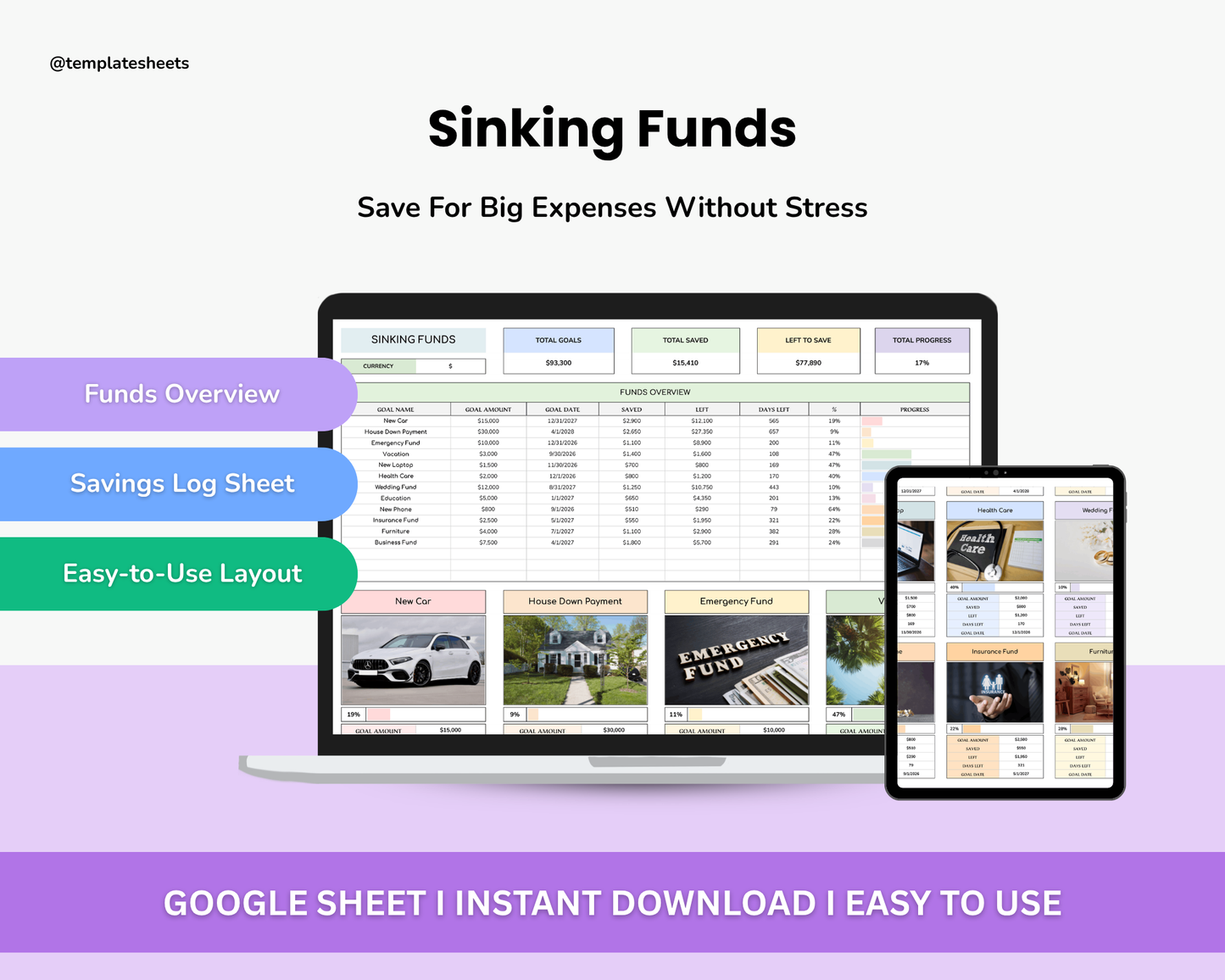 Sinking Funds Tracker