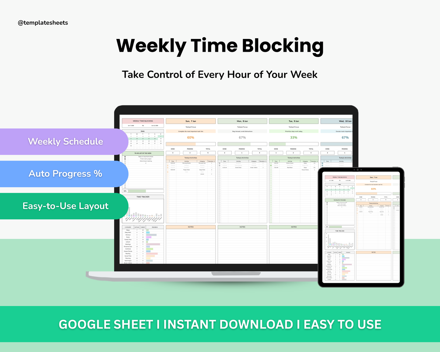Weekly Time Blocking