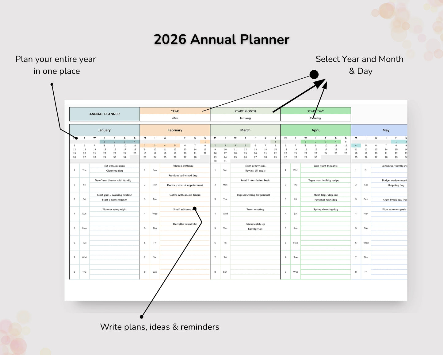 Annual Planner