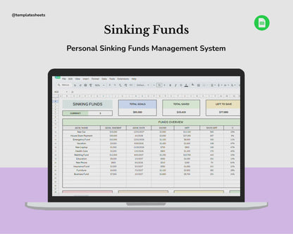 Sinking Funds Tracker