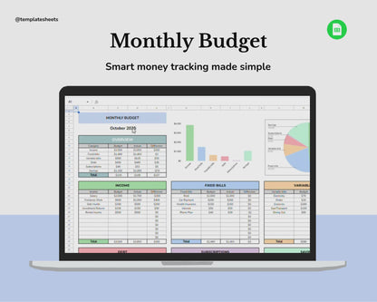 Monthly Budget