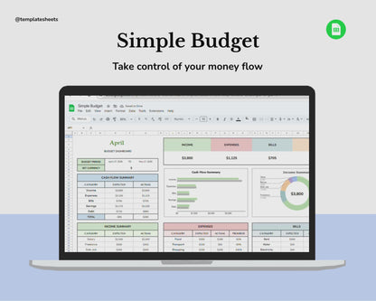Simple Budget Spreadsheet